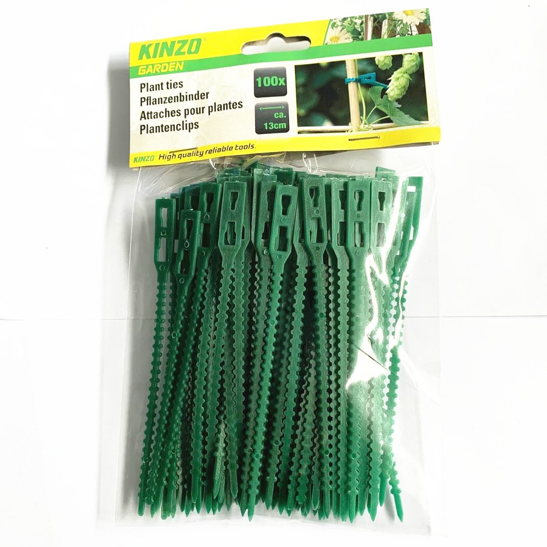 Vine Climbing Plastic - 50 szt. Regulowane plastikowe opaski do