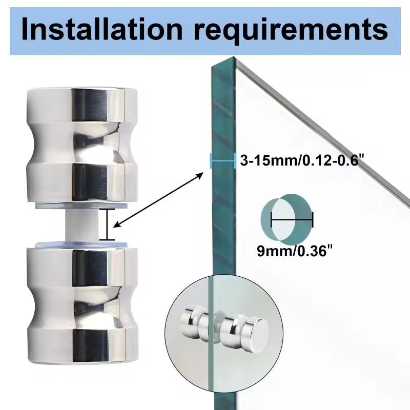 Stylowy uchwyt do szklanych dr – Glass Door Hinge recenzja i cena